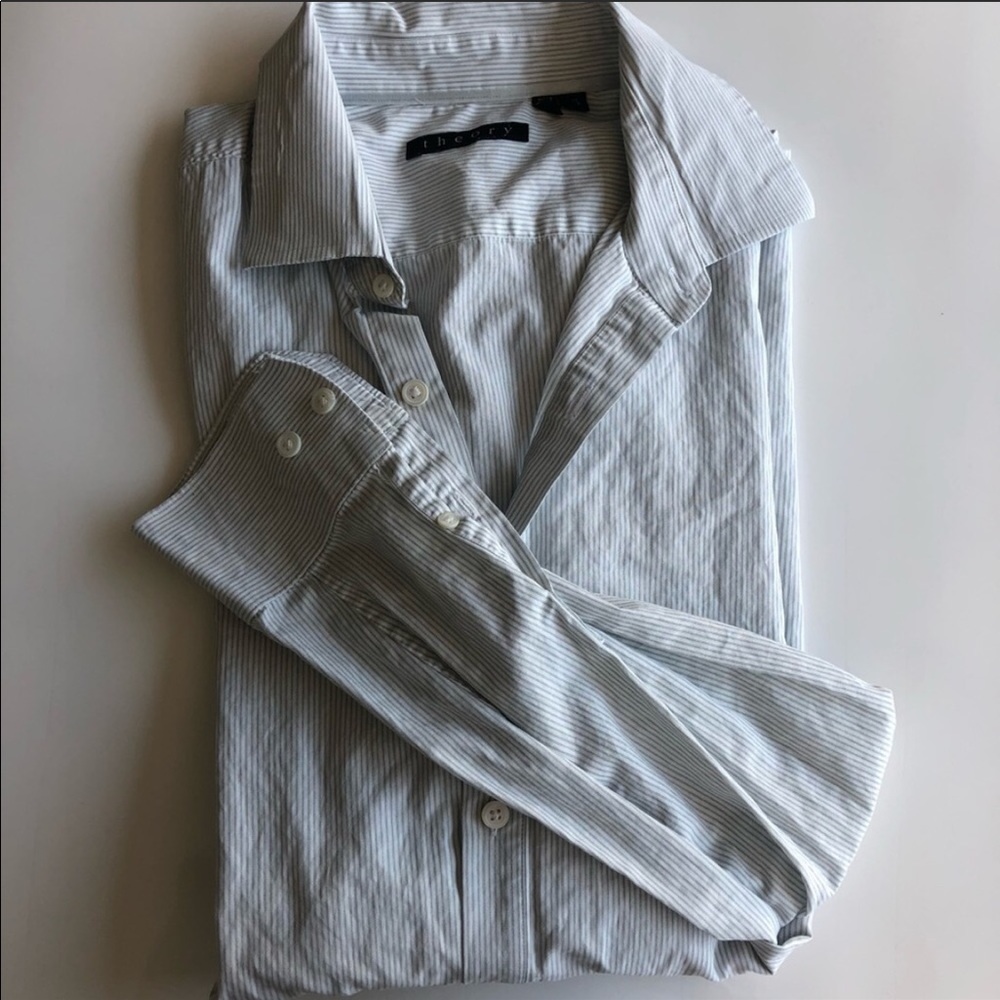 Theory button down shirts